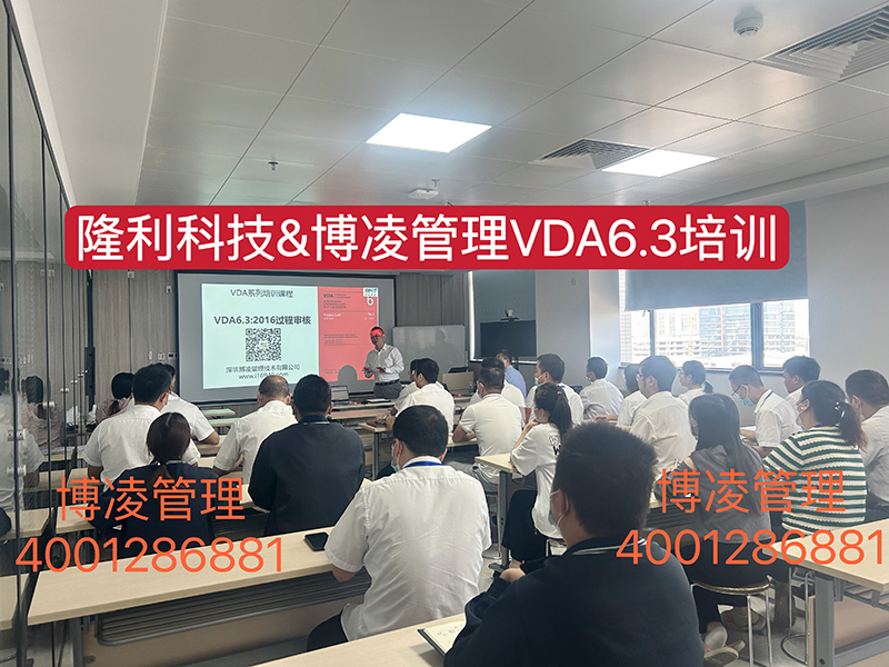 隆利集團和博凌管理顧問開展一周VDA6.3過程審核課程培訓(xùn)