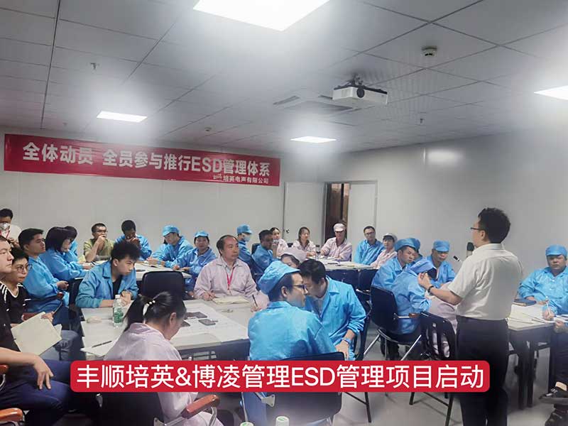 博凌管理為Tier1車載供應(yīng)商培英電聲公司導(dǎo)入ESD管理系統(tǒng)，提升產(chǎn)品質(zhì)量穩(wěn)定可靠性